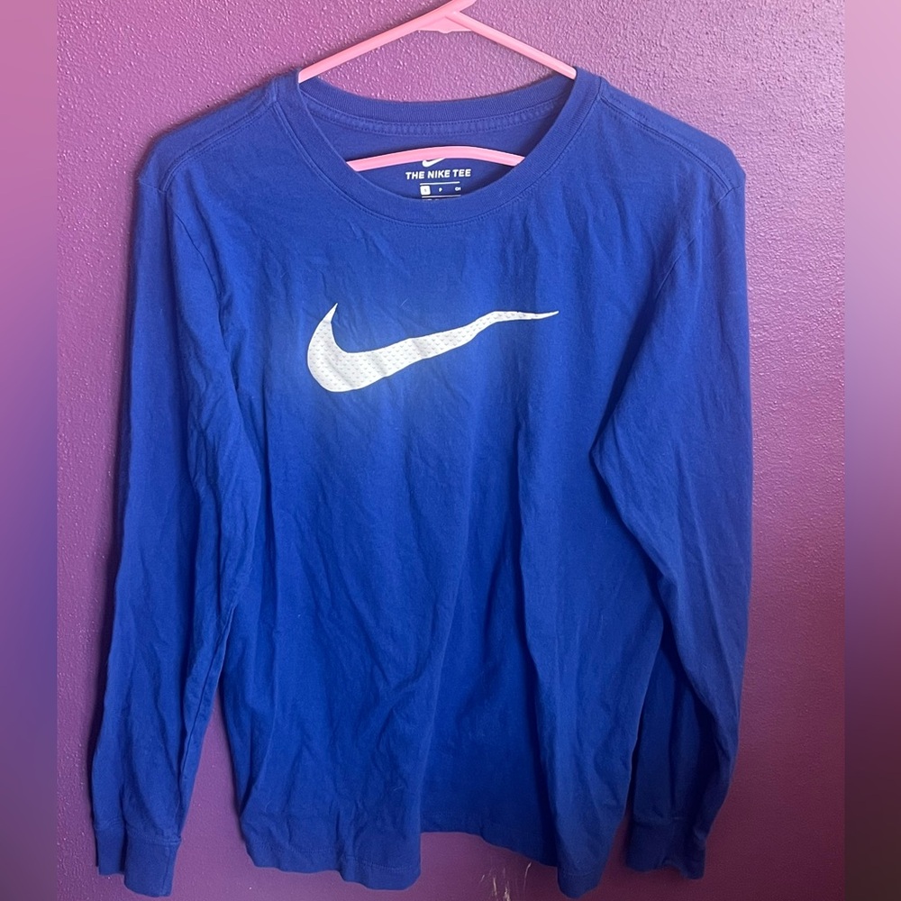 Nike Royal Blue Long Sleeve Shirt